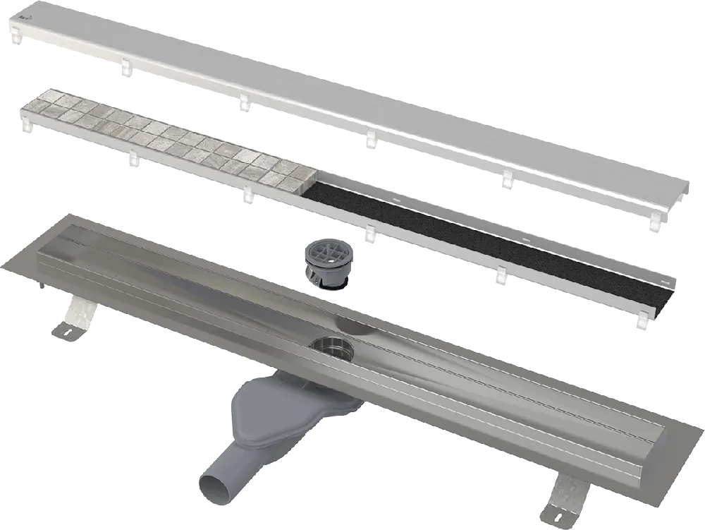 ALCA (Alcaplast) APZ13-DOUBLE6 Fit and Go 65 cm zuhanyfolyóka, forgatható rács APZ13-DOUBLE6-650Alcaplast Outlet