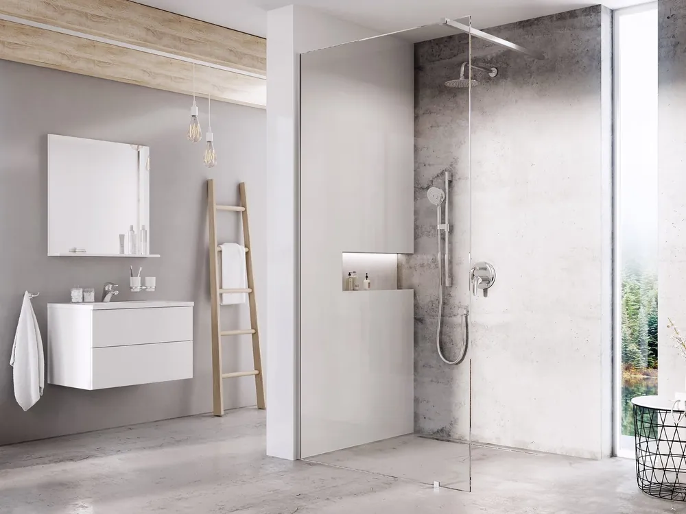 Ravak Wall 140 cm Walk-In zuhanyfal Transparent üveggel, krómhatású GW9WM0C0SZ1Ravak Legkelendőbb