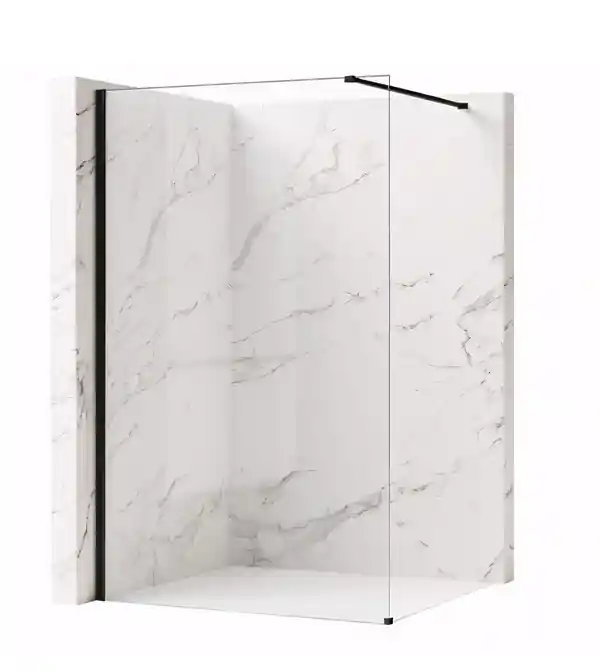 Rea Flexi walk-in zuhanyfal 140 cm, fekete KPL-K99177Rea Szezonális akció