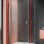 Legjobb ár Radaway Nes Brushed Nickel KDJ I zuhanyajtó szálcsiszolt króm, 90 cm-es balos 10022090-91-01LRadaway