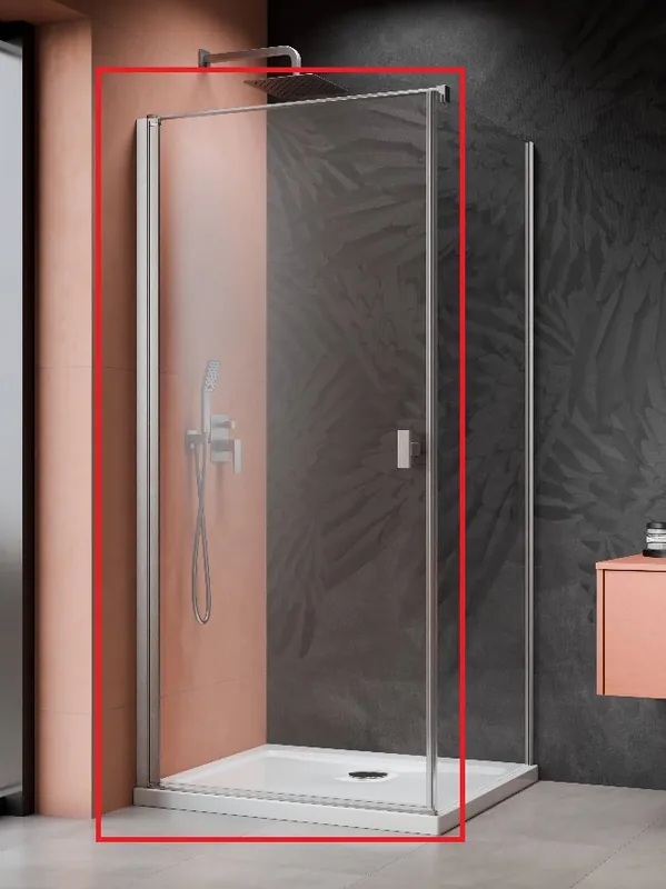 Legjobb ár Radaway Nes Brushed Nickel KDJ I zuhanyajtó szálcsiszolt króm, 90 cm-es balos 10022090-91-01LRadaway