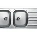 Rendeld meg most LAVEO ORION 2CS kétmedence csepptálcás inox mosogató szifonnal SKO_021TLaveo