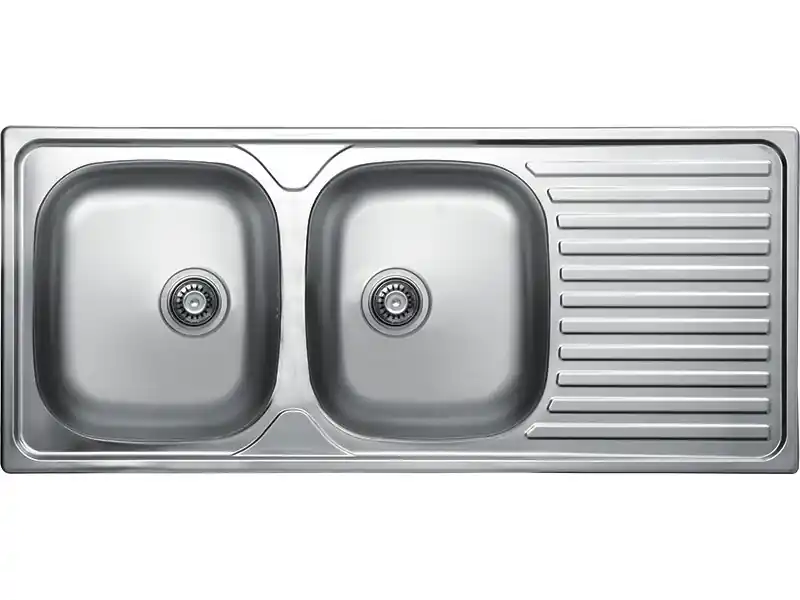 Rendeld meg most LAVEO ORION 2CS kétmedence csepptálcás inox mosogató szifonnal SKO_021TLaveo