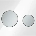 Szezonális akció Tece Loop WC működtetőlap, fehér üveg/matt króm 9240659Tece