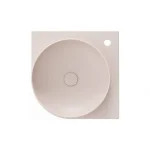 Ne maradj le Ravak Yard C 45 cm kerámia sarok mosdó, Alabaster Pink XJX0G245000Ravak