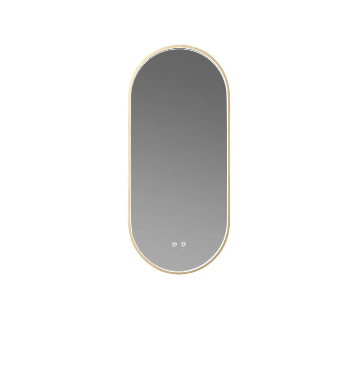 Inspiro Design Gemma Smart Gold 40x90 cm fürdőszobai tükör LED keretvilágítással TGEG-40x90Inspiro Design Biztonságos vásárlás