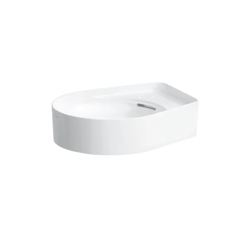 Korlátozott ajánlat Laufen Val SaphirKeramik mosdótál 50x40 cm, csaplyuk nélkül, fehér H8122810001091Laufen