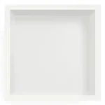 Akciós ár Balneo Wall Box One Inox falba süllyesztett polc gallérral 30x30x7 cm, fehér 5903943983186 (OB-WH1)Balneo