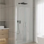 Inspiro Design Doppia 80 cm duplaszárnyú zuhanyajtó, króm ZUAD-80Inspiro Design Különleges ajánlat