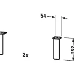 Duravit - Equipment and accessories - Fürdőszobabútor-kiegészítő - UV999300000 Legkelendőbb