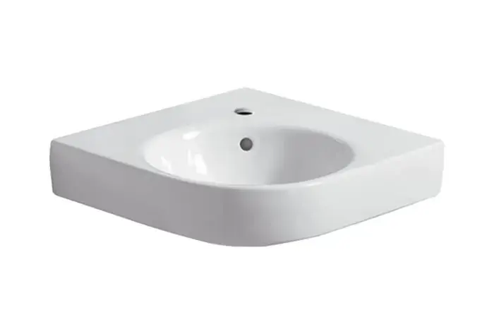 Geberit - Selnova Compact - Kisméretű mosdó - 501.508.00.7 Biztonságos fizetés