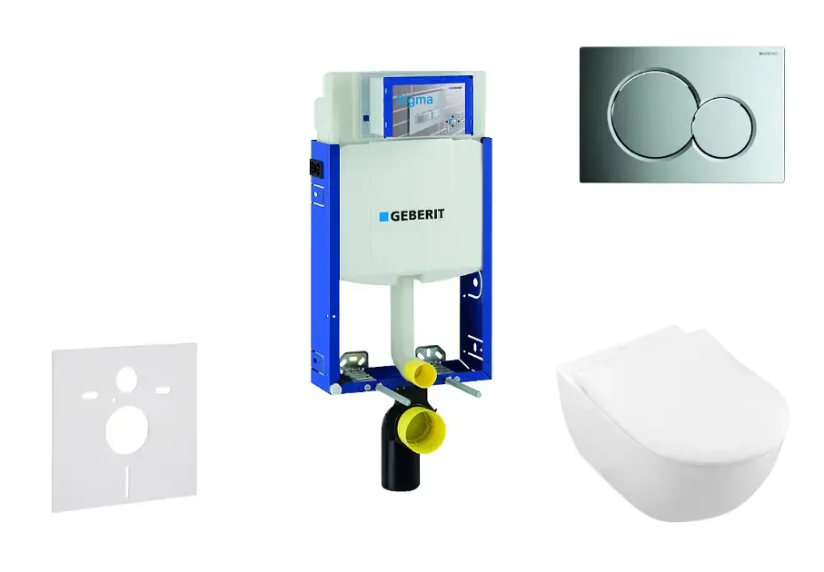 Geberit - Kombifix - Fali WC szett - 110.302.00.5 NI2 Alacsony ár