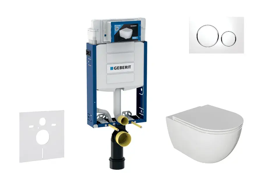 Geberit - Kombifix - Fali WC szett - SANI15CA3111 Biztonságos fizetés