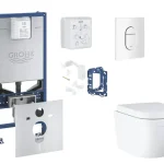 Akció Grohe - Rapid SLX - Fali WC szett - SANI11BB3137