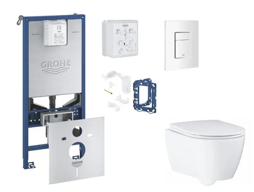 Akciós ár Grohe - Rapid SLX - Fali WC szett - SANI11BB3142