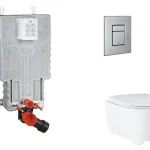 Végkiárusítás Grohe - Uniset - Fali WC szett - SANI15BB2112