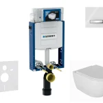 Geberit - Kombifix - Fali WC szett - SANI15CA3123 Árcsökkenés