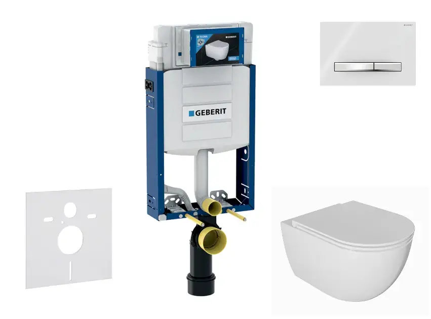 Geberit - Kombifix - Fali WC szett - SANI15CA3123 Árcsökkenés