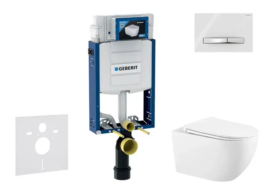 Geberit - Kombifix - Fali WC szett - SANI15CA3126 Újdonság