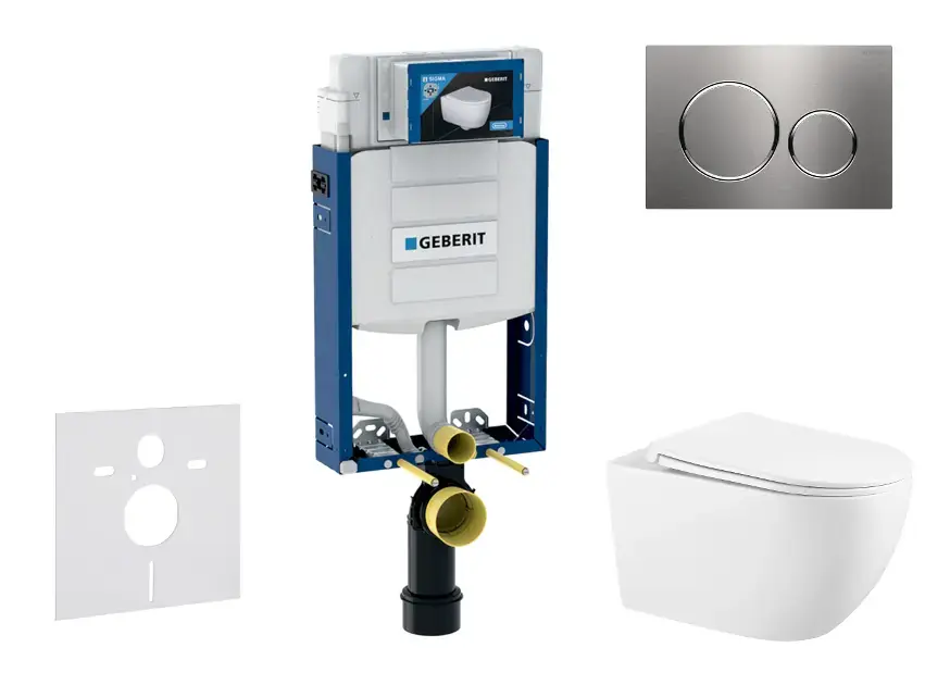 Geberit - Kombifix - Fali WC szett - SANI15CA6102 Népszerű