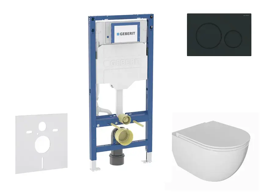 Geberit - Duofix - Fali WC szett - SANI11CA5128B Szuper akció