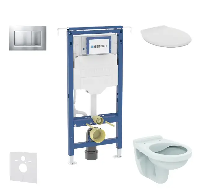 Geberit - Duofix - Fali WC szett - SANI11CD2104 Árcsökkenés