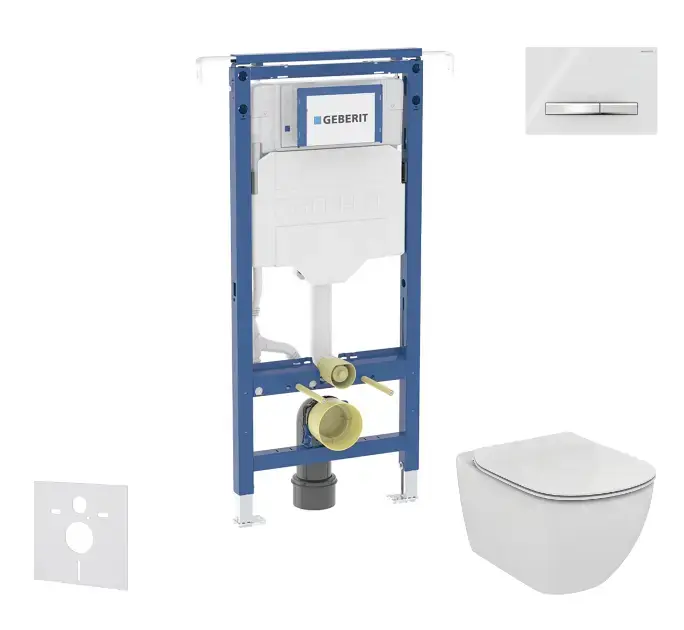 Azonnal elérhető Geberit - Duofix - Fali WC szett - SANI11CD3141