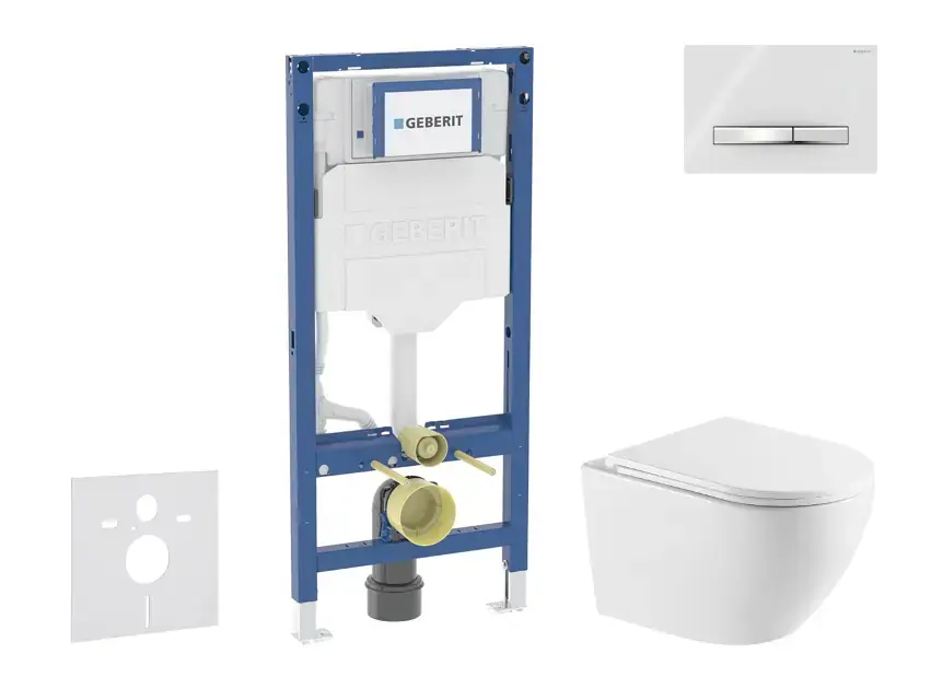 Olcsóbb Geberit - Duofix - Fali WC szett - SANI11CA31122