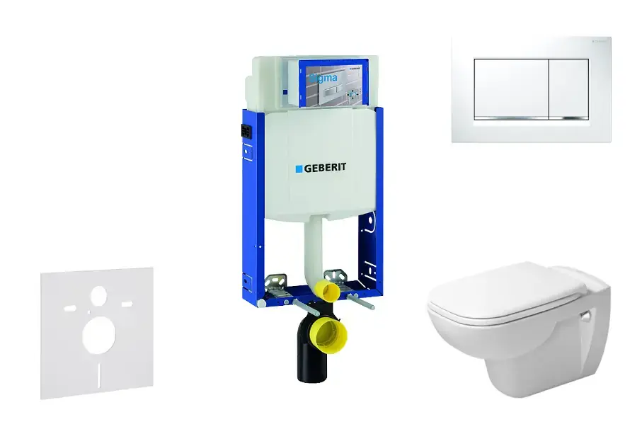 Kedvezmény Geberit - Kombifix - Fali WC szett - 110.302.00.5 NH5