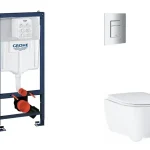 Vedd meg online Grohe - Rapid SL - Fali WC szett - SANI11BB2123
