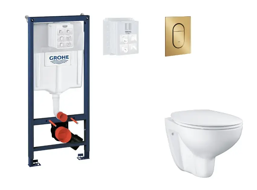 Outlet Grohe - Rapid SL - Fali WC szett - SANI11BB4124