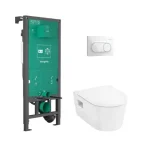 Hansgrohe - EluPura Original S - Fali WC szett - 60302450 Expressz szállítás